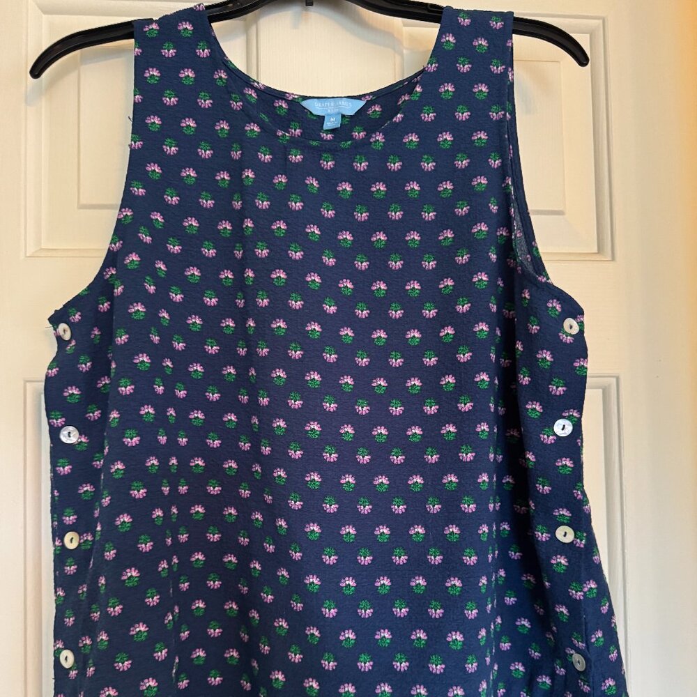 Cute flowered tank